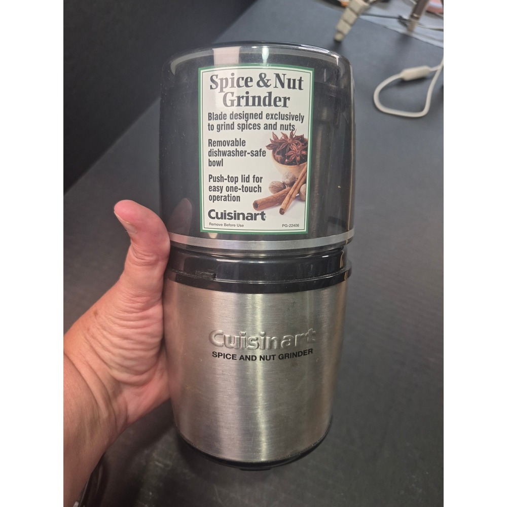 Cuisinart SG-10 Spice and Nut Grinder Electric Brushed Chrome 200W SG-10C